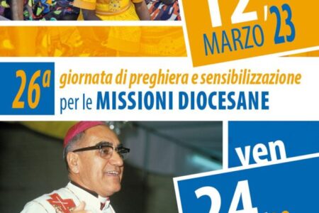 26^ GIORNATA DI PREGHIERA E SENSIBILIZZAZIONE  PER LE MISSIONI DIOCESANE  –    31^ GIORNATA DI PREGHIERA E DIGIUNO PER I MISSIONARI MARTIRI